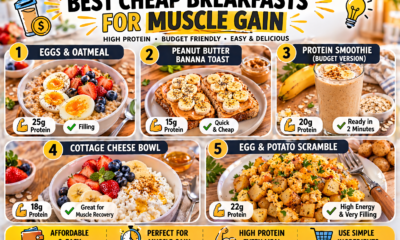 best cheap breakfasts for muscle gain