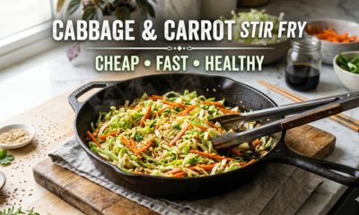 cabbage and carrot stir fry