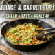 cabbage and carrot stir fry