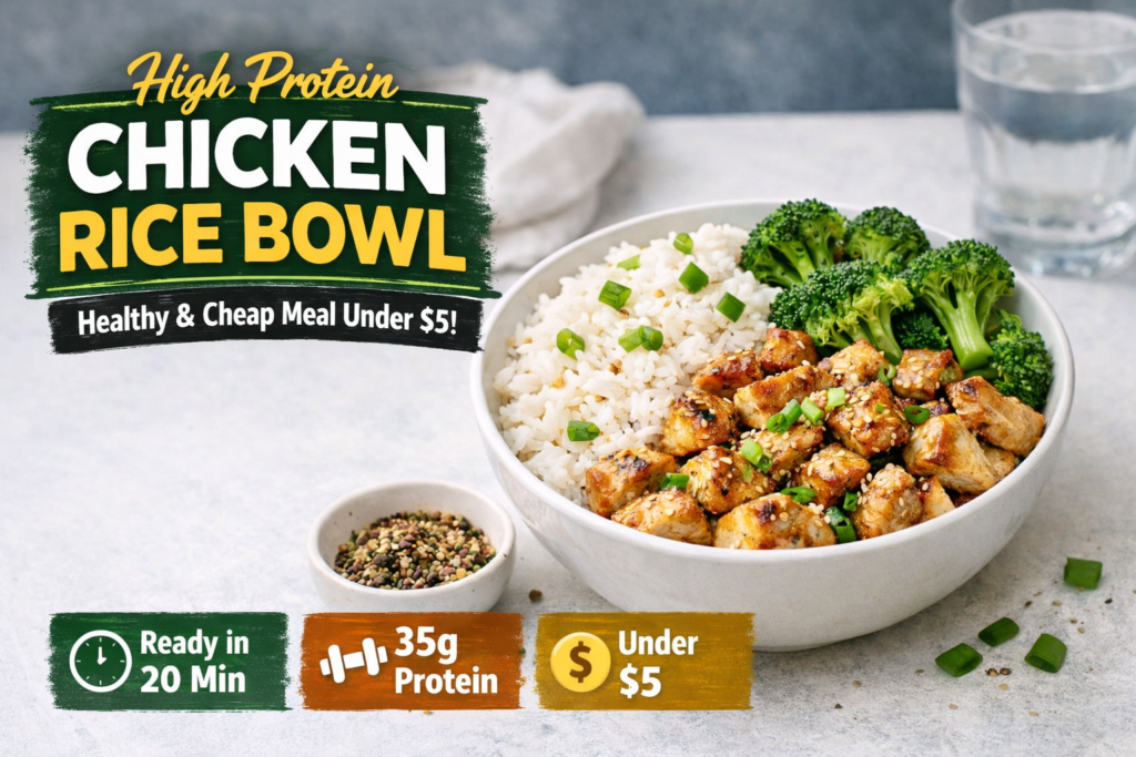 high protein chicken rice bowl (2)