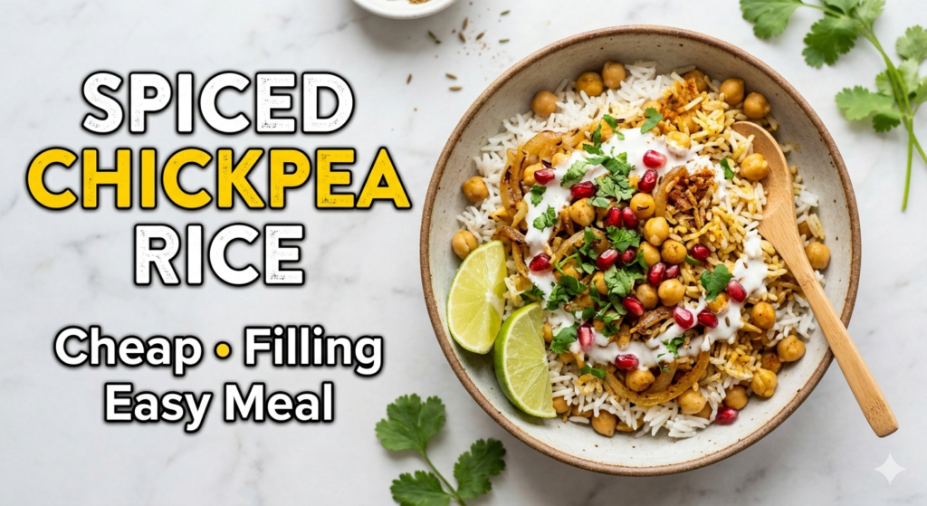 spiced chickpea rice