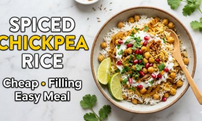 spiced chickpea rice